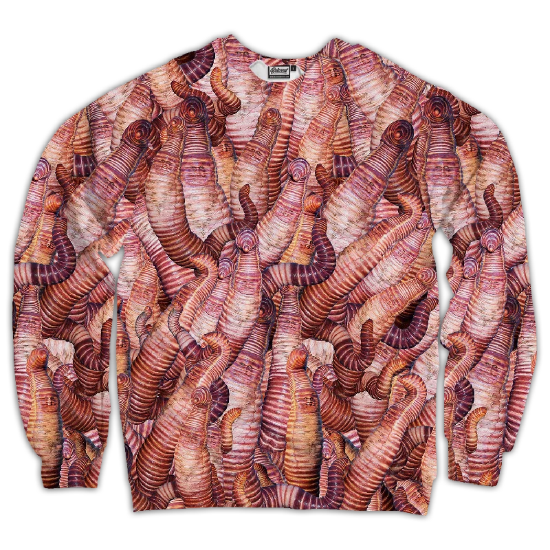 Deal Alert urban activewear hoodieHeidi Klum Worm Pattern Unisex Sweatshirt