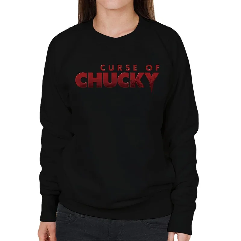 Steals and Deals long-sleeve athletic hoodieChucky Curse Of Chucky Logo Women's Sweatshirt Steals and Deals long-sleeve athletic hoodieChucky Curse Of Chucky Logo Women's Sweatshirt