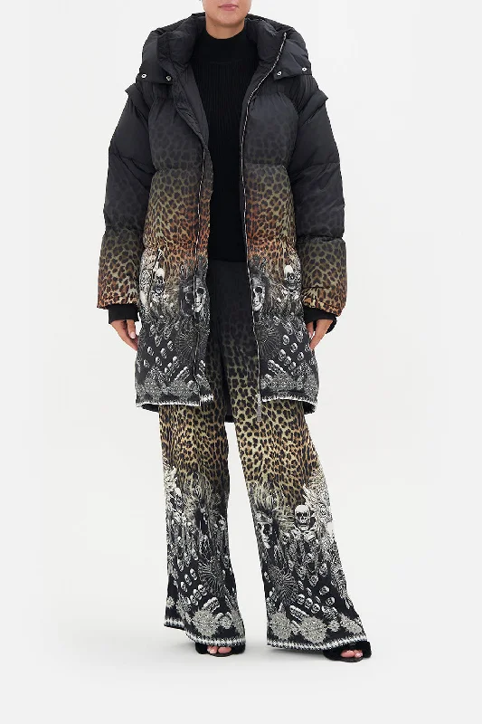 Super Deal HOODED PUFFER COAT ORDER OF DISORDER