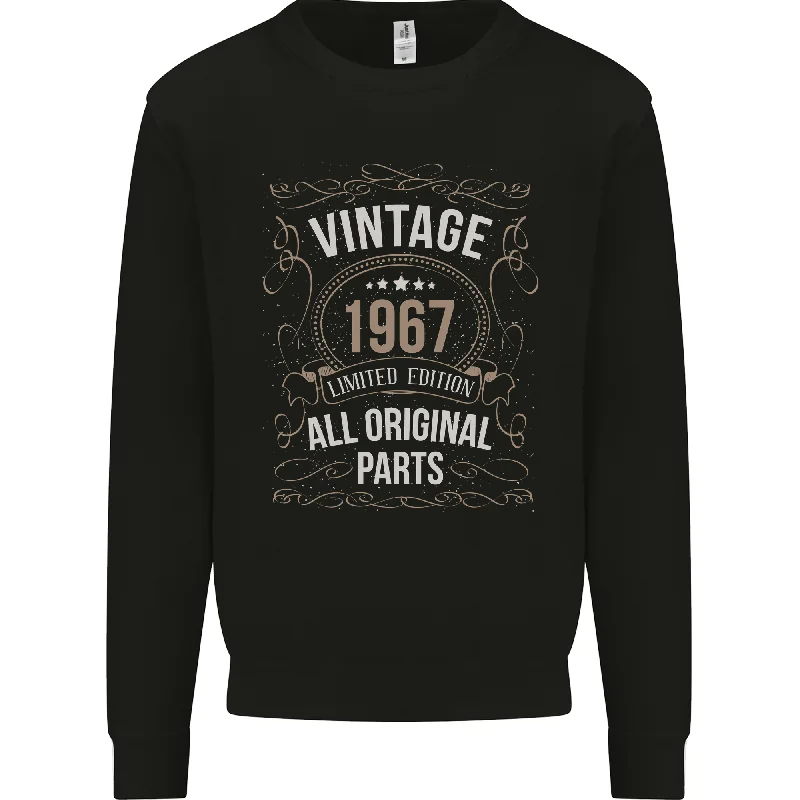 soft athletic sweatshirt57th Birthday Limited Edition 1967 Mens Sweatshirt Jumper