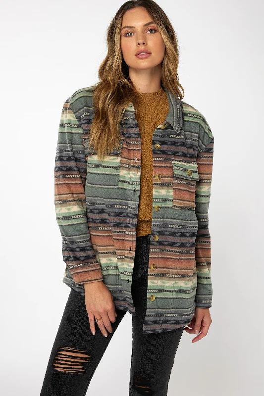 Can't Be Beat warm hoodieLADIES COLLINS SUPERFLEECE FLANNEL TOP