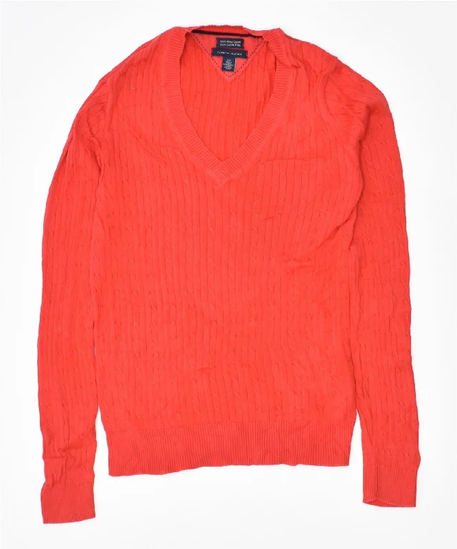 Final Sale oversized pullover hoodieTOMMY HILFIGER Womens V-Neck Jumper Sweater UK 10 Small Red Final Sale oversized pullover hoodieTOMMY HILFIGER Womens V-Neck Jumper Sweater UK 10 Small Red