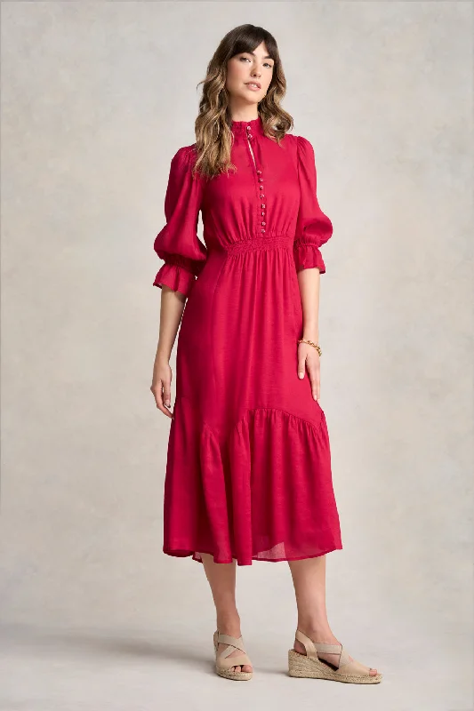 wrap dressLinen Silk Tier Dress