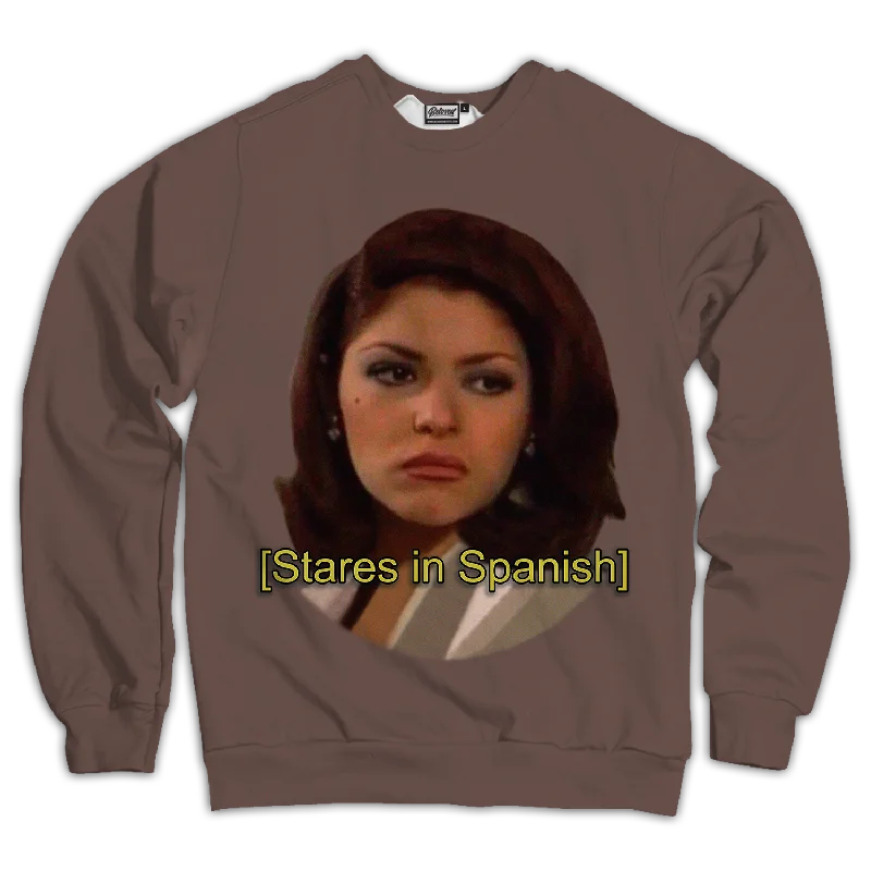 Special Discount warm workout hoodieStares In Spanish Unisex Sweatshirt