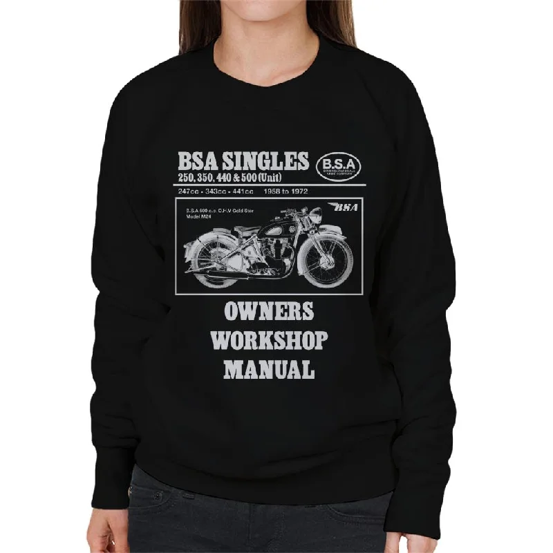 Huge Discounts lightweight fitness hoodieBSA Owners Workshop Manual Women's Sweatshirt