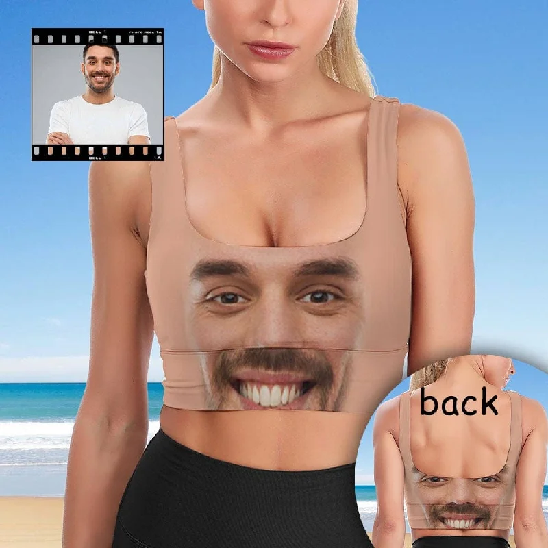 Price Rollback Custom Husband Face Fully Sports Bra Personalized Women's All Over Print Yoga Sports Bra Price Rollback Custom Husband Face Fully Sports Bra Personalized Women's All Over Print Yoga Sports Bra