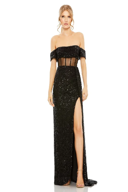 Deep Discounts form-fitting dressMac Duggal 11665