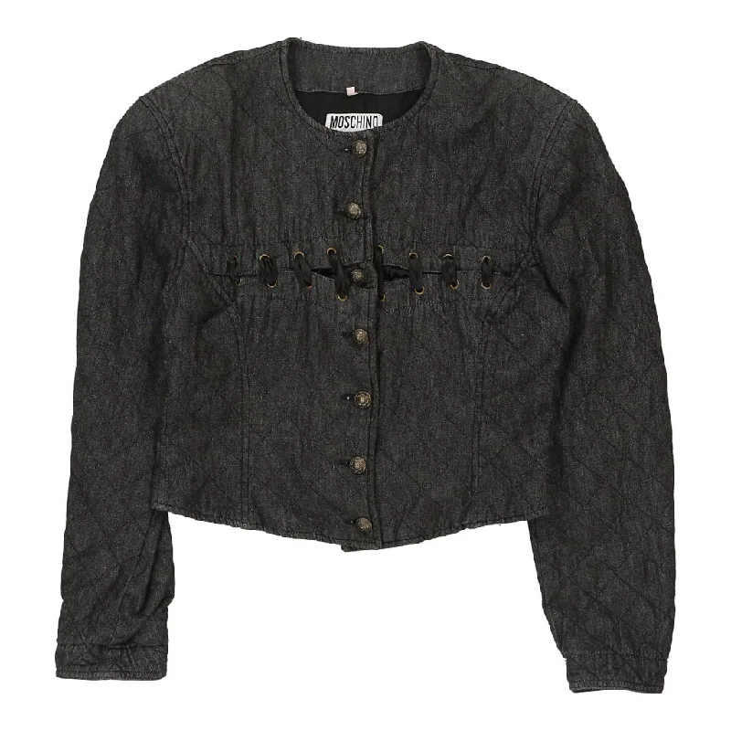 Reduced Prices Moschino Jacket - Large Grey Cotton