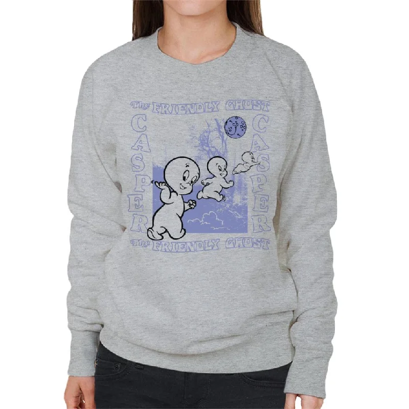 Crazy Savings fitness lifestyle hoodieCasper The Friendly Ghost Forest Moon Women's Sweatshirt Crazy Savings fitness lifestyle hoodieCasper The Friendly Ghost Forest Moon Women's Sweatshirt