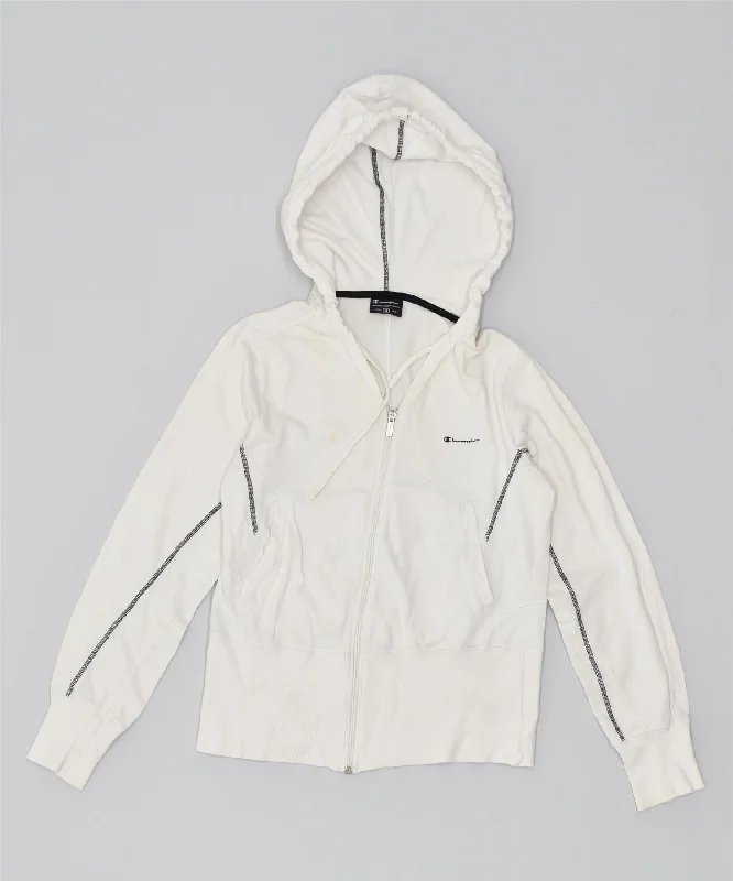 YEAR-End Sale classic pullover hoodieCHAMPION Womens Zip Hoodie Sweater UK 12 Medium White Vintage YEAR-End Sale classic pullover hoodieCHAMPION Womens Zip Hoodie Sweater UK 12 Medium White Vintage