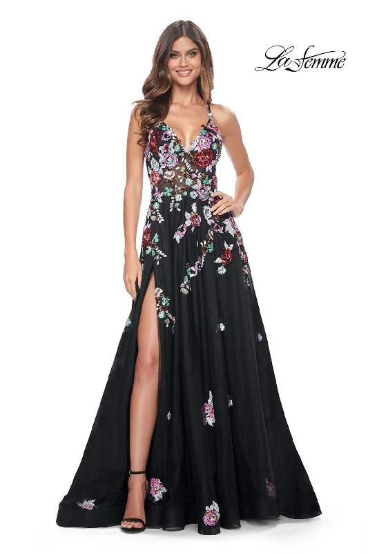 Don't Wait modern dressLa Femme 32051
