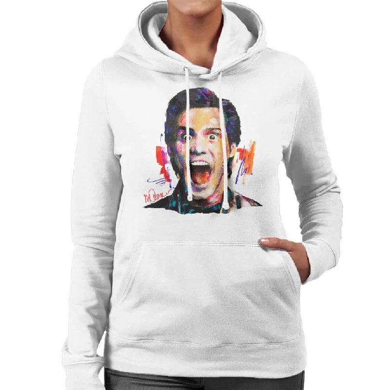 Price Smash workout-ready hoodieSidney Maurer Original Portrait Of Jim Carrey Women's Hooded Sweatshirt Price Smash workout-ready hoodieSidney Maurer Original Portrait Of Jim Carrey Women's Hooded Sweatshirt