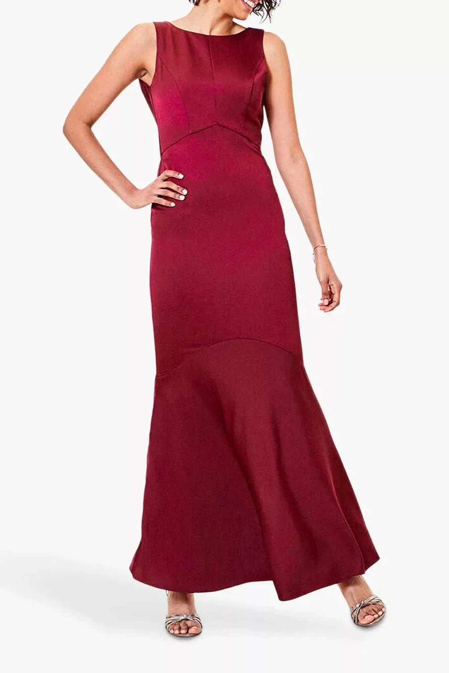 Buy Now Satin Mermaid Maxi Dress