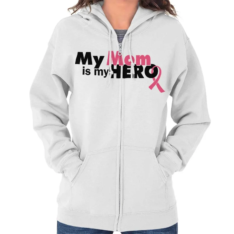 Sale Event chic workout hoodieMy Mom Is My Hero Zip Hoodie