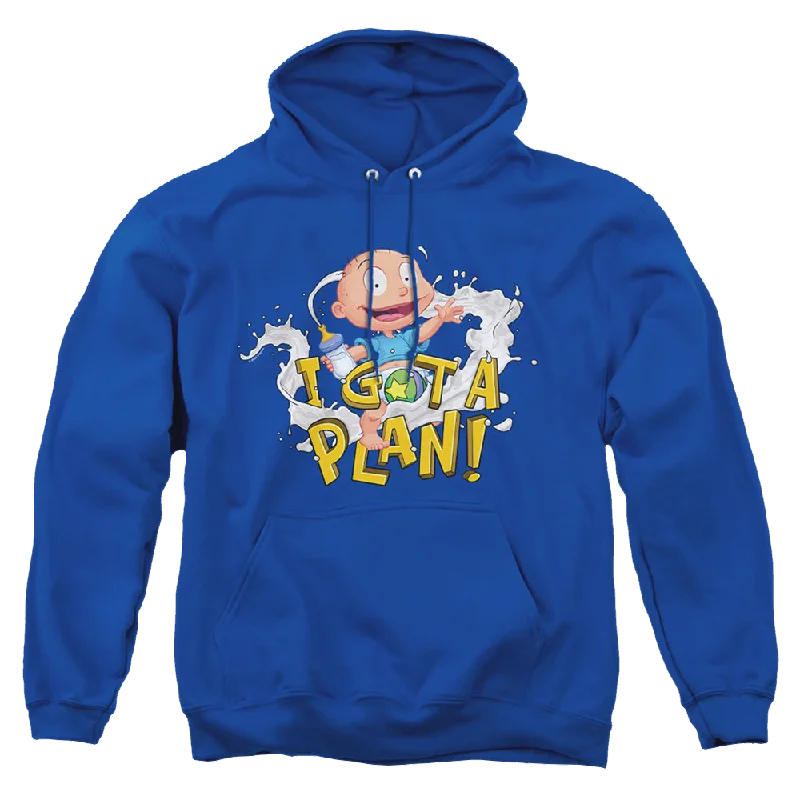 Super Bargain casual hoodie with logoRugrats Tommy Pickles Has A Plan - Pullover Hoodie Super Bargain casual hoodie with logoRugrats Tommy Pickles Has A Plan - Pullover Hoodie