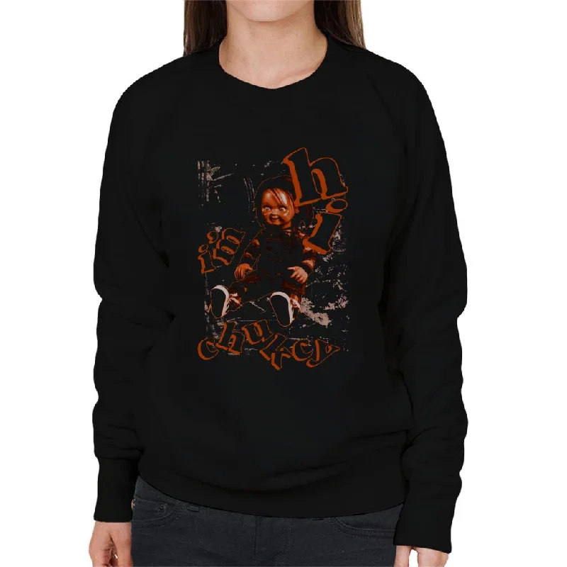Mega Sale warm athletic hoodieChucky Im Chucky Hi Women's Sweatshirt