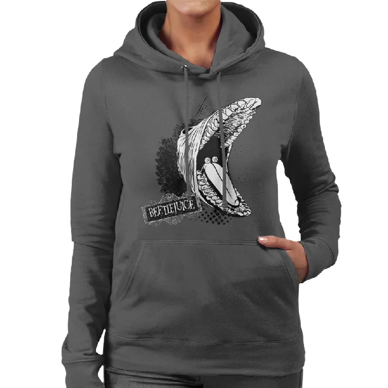 Quick Sale modern athletic hoodieBeetlejuice Barbara Transformed Women's Hooded Sweatshirt Quick Sale modern athletic hoodieBeetlejuice Barbara Transformed Women's Hooded Sweatshirt