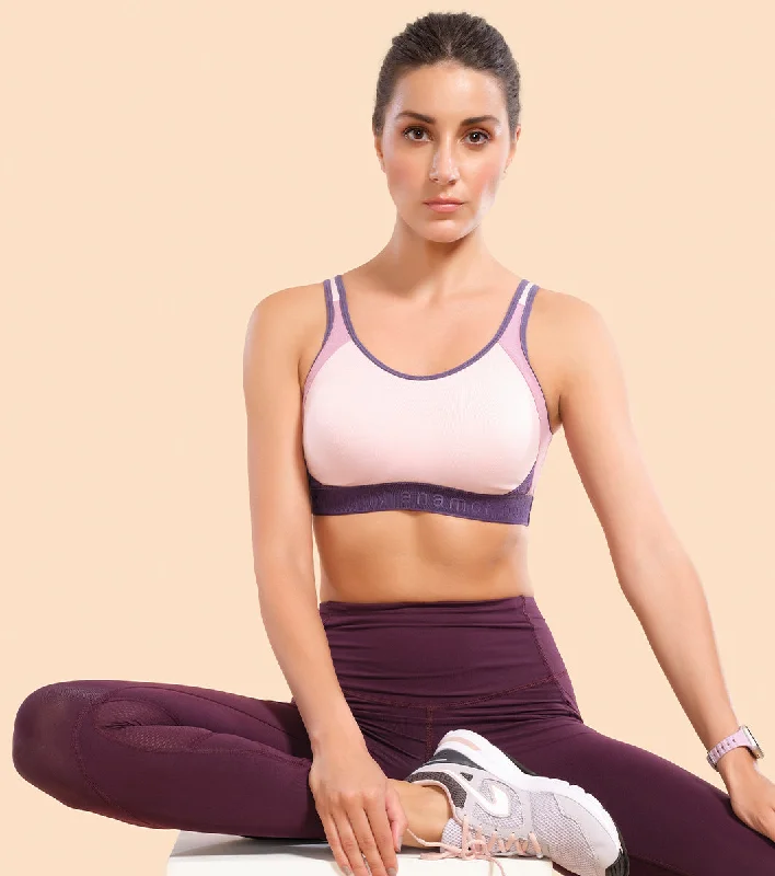 Lowest Price Enamor Agion SB28 Antimicrobial Side Shaper Active Sports Bra for Women - Non Padded, Wirefree and High Coverage - Parfait Pink Lowest Price Enamor Agion SB28 Antimicrobial Side Shaper Active Sports Bra for Women - Non Padded, Wirefree and High Coverage - Parfait Pink