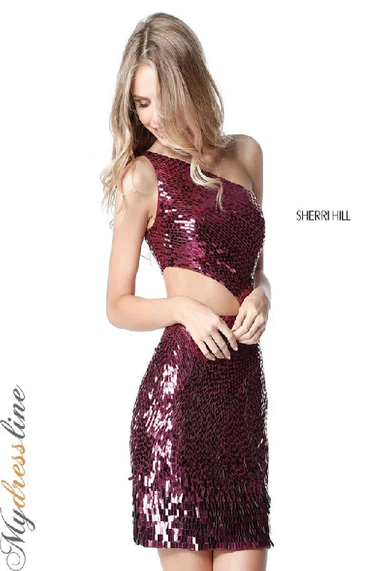 Take Advantage chic wrap dressSherri Hill 51497