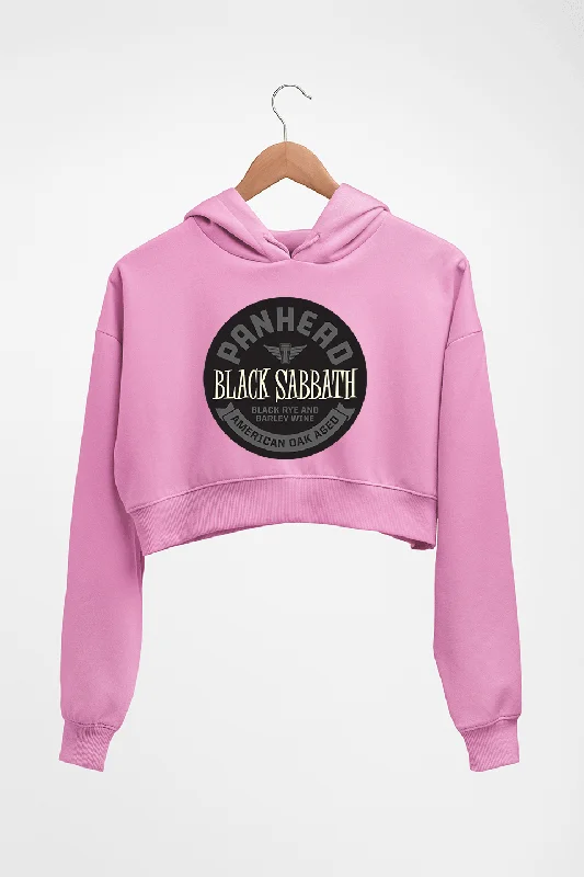Online Exclusive performance hooded sweatshirtBlack Sabbath Crop HOODIE FOR WOMEN