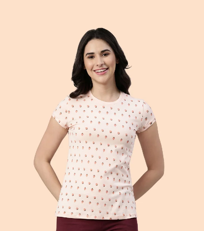 Soft Pink Strawberry Aop