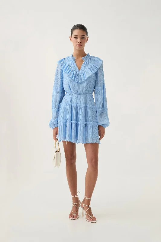 pleated dressRobyn Tiered Mini Dress