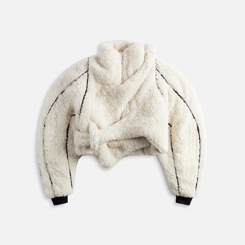 Year-End Sale Ottolinger Asymetrical Teddy Jacket - Off White