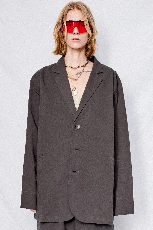 Midnight Madness Dark Grey Unisex Blazer