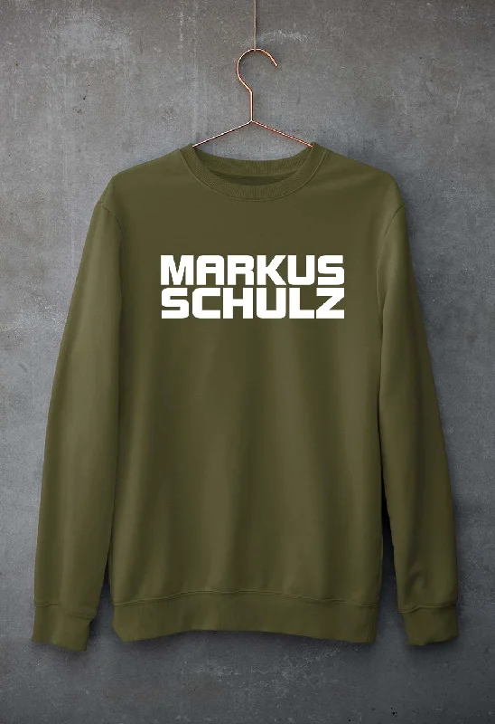 loose fit athletic hoodieMarkus Schulz Unisex Sweatshirt for Men/Women