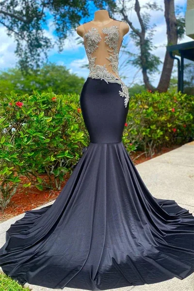 ruched dressBlack Long Mermaid V Neck Appliques Lace Sequined Black Girl Prom Dress, DP2306