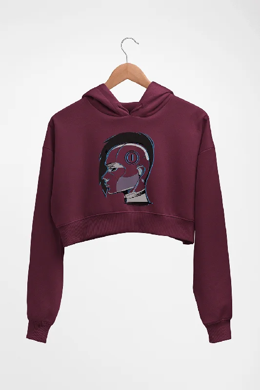 Closeout casual streetwear hoodieCyberpunk Crop HOODIE FOR WOMEN