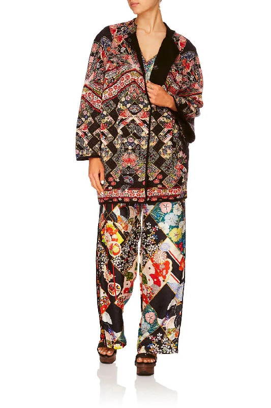 Price Meltdown REVERSIBLE KNIT COCOON COAT STAR GIRL