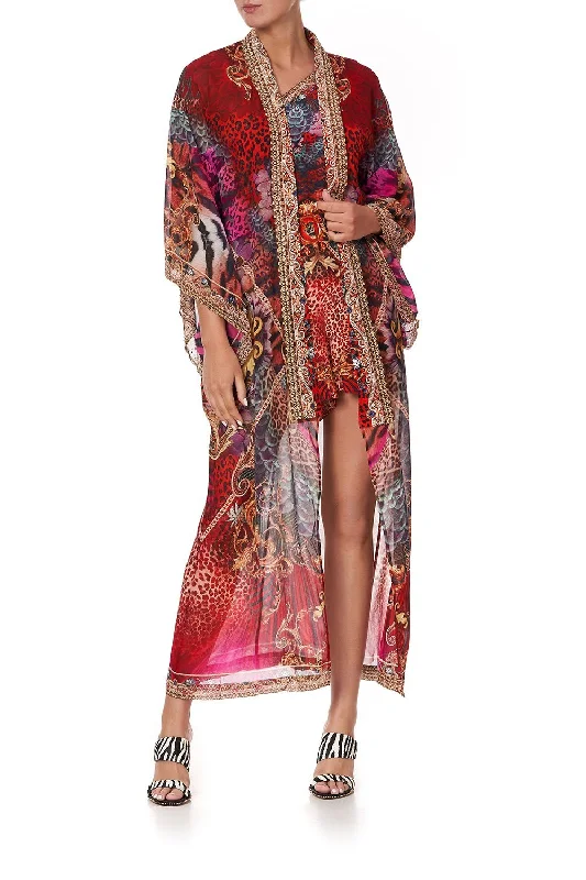 Price Slash KIMONO COAT SLAVE TO THE RHYTHM