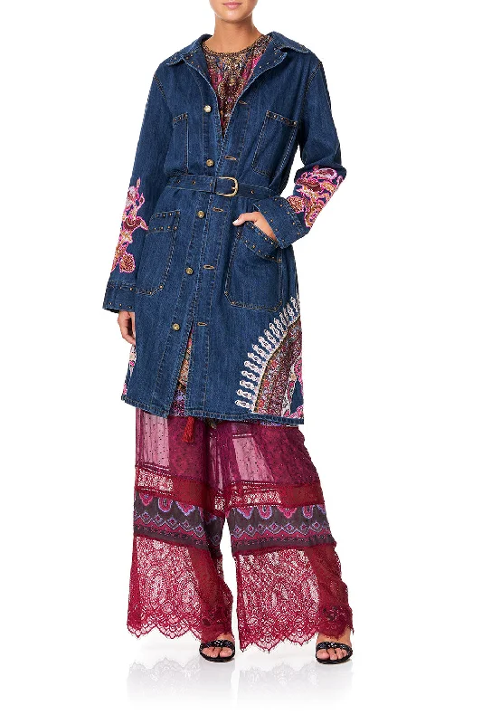 Closeout Sale DENIM TRENCH COAT DAUGHTER'S DESTINY