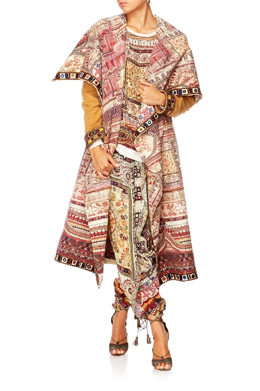 Mega Deal WATERFALL COLLAR COAT INDIANA FRANKS