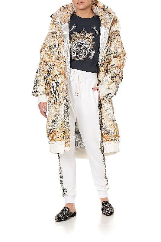 Seasonal Sale HOODED PUFFER COAT GATES OF GLORY