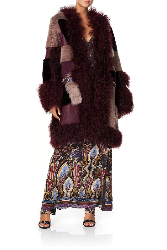 Price Smash PATCHWORK COAT WILD FLOWER