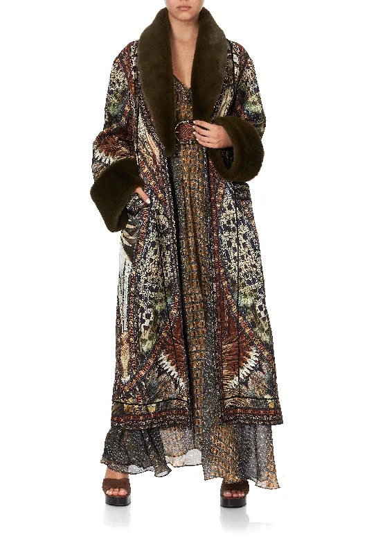 Referral Discount COAT WITH FUR CUFF AND COLLAR KAKADU CALLING