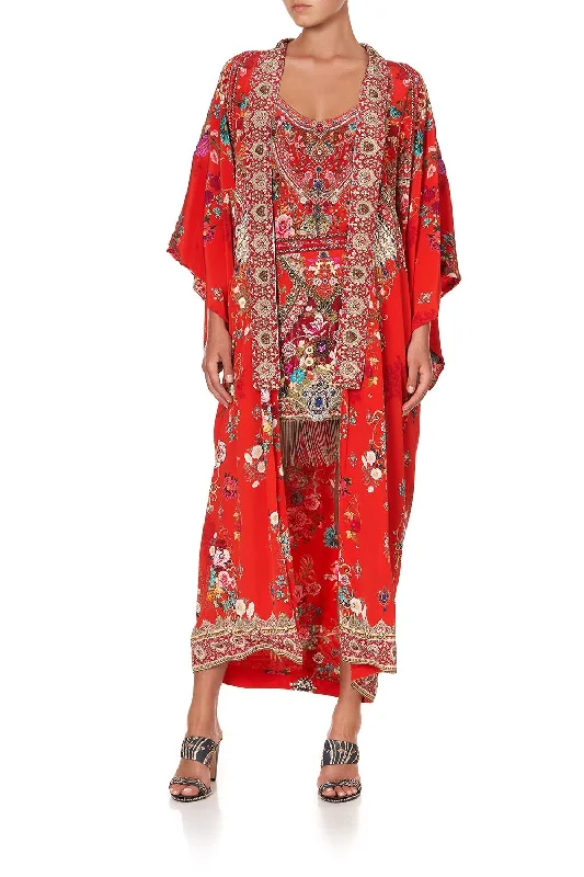 Doorbuster Deal EMBELLISHED KIMONO COAT CAMEOS CAN CAN