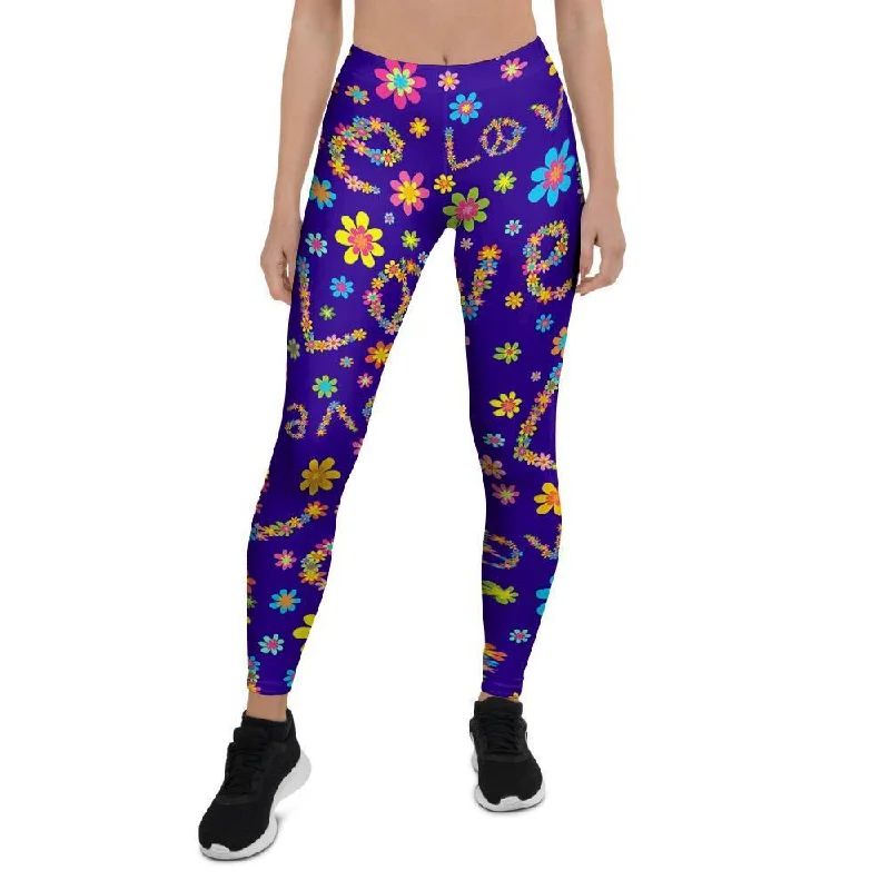 Fantastic Offers Abstract Floral Hippie Women's Leggings